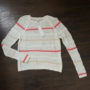 Calvin Klein Knit Sweater White Small NWT